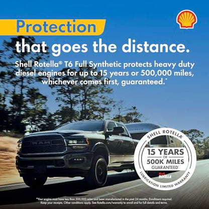 Shell Rotella MV Multi-Vehicle Full Synthetic 5W-30 Diesel Engine Oil, 1 Gallon (3 Pack) - style: 3-Pack