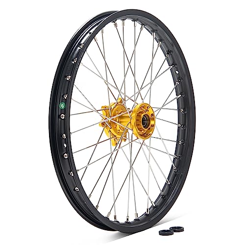 TOFR CNC 21"x1.6" Front Wheel Rim Hub for Surron Sur ron Ultra Bee - color: Gold, size: 21" Front N/A Rear