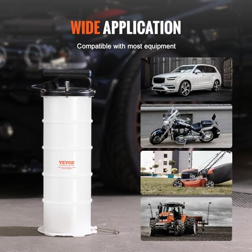 VEVOR 6.5L Manual Oil Extractor Pump, Fluid Extractor Pump for Automotive - style: 6.5L Manual