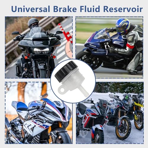 Universal Motorcycle Master Cylinder Fluid Oil Reservoir - size: Style 2