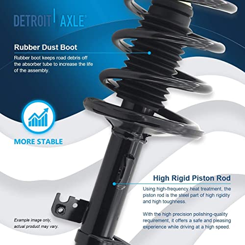Detroit Axle - 4pc Front Struts Kit for Toyota 2003-2008 Matrix - size: 4QS3701643/Sway Kit
