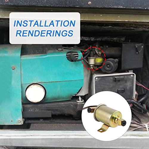Electric Fuel Pump Replacement for Airtex E11010 Onan 5500 RV Generator 12V - size: E11010 Fuel Pump