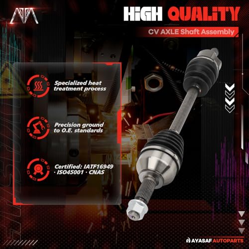 Front CV Axle Shaft Assembly for Nissan Rogue 2008-2013 - size: 666262*1+666264*1