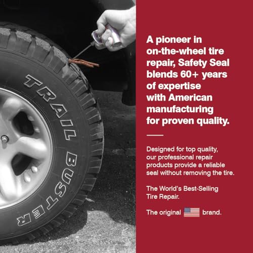 Safety Seal Tire Repair Kit Auto/LT Deluxe Kit, 60 Standard Repairs (4")