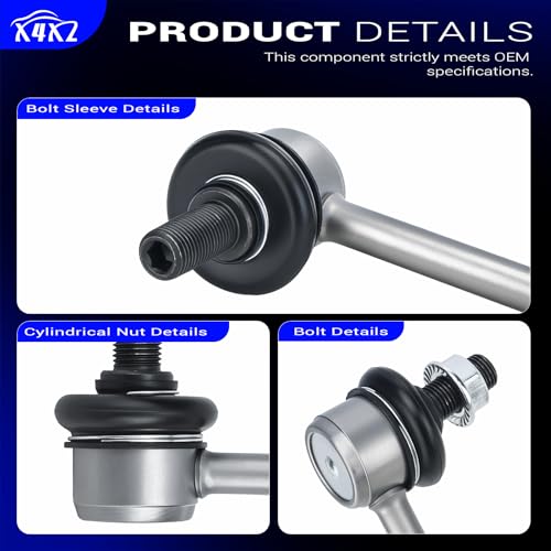 K80230 Zinc-Nickel Alloy Front Stabilizer Sway Bar Links for Toyota Pontiac - size: K80230