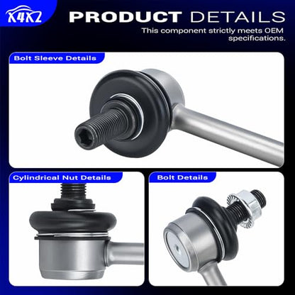 K80230 Zinc-Nickel Alloy Front Stabilizer Sway Bar Links for Toyota Pontiac - size: K80230