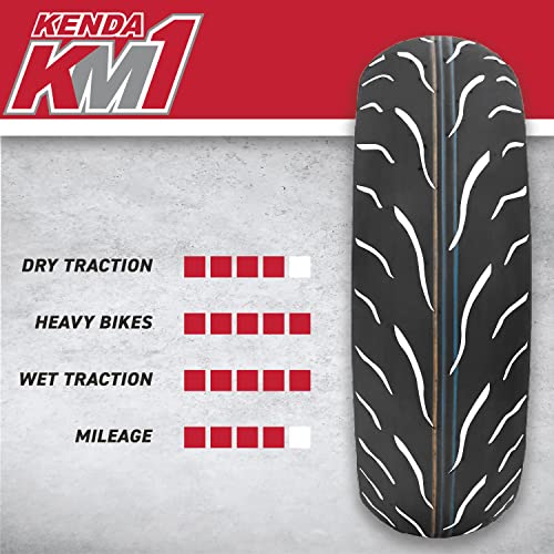 Kenda KM1 140/70R17 Sport Touring Motorcycle Tire 66H (140/70-17) - size: 140/70-17 R