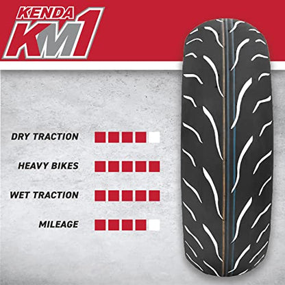 Kenda KM1 140/70R17 Sport Touring Motorcycle Tire 66H (140/70-17) - size: 140/70-17 R