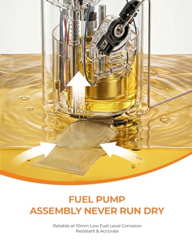 AutoExact Fuel Pump Assembly Compatible with 1999-2003 Chevrolet Silverado GMC Sierra 1500 2500 3500 4.3L 4.8L 5.3L 6.0L 8.1L, with sending unit fuel pressure sensor Replaces E3500M P74835M - size: 99-03 Silverado/Sierra