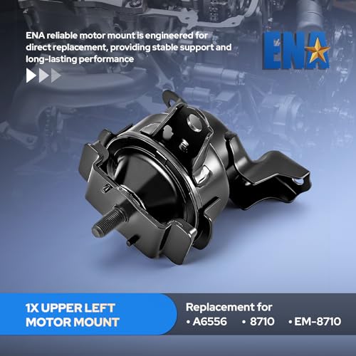 ENA Engine Motor Transmission Mount Set of 5 Compatible with Honda 1996 1997 1998 1999 2000 Civic 1.6L Front Rear Replacement for A6520 A6502 A6556 A6506 A6526