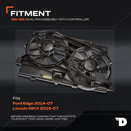 Dorman 621-392 Patented Dual Fan Assembly with Controller