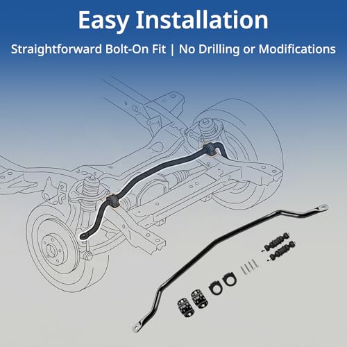 33mm Front Sway Bar End Link Kit Compatible with 1997-2016 Chevy Impala Monte Carlo, Buick Regal Century, Pontiac Montana Grand Prix, Replace 10257316