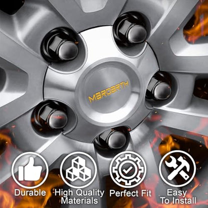 14x1.5mm OEM Style Factory 1.85 Inch 7/8 22mm Hex Mag Washer Lug Nuts,20PCS - color: Black, size: M14x1.5