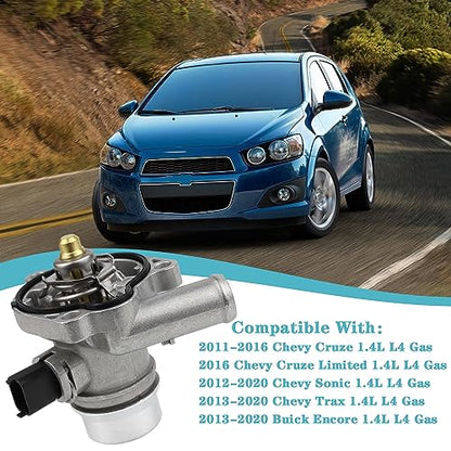 Aluminium Coolant Thermostat Housing Assembly Fit for Chevy 1.4L