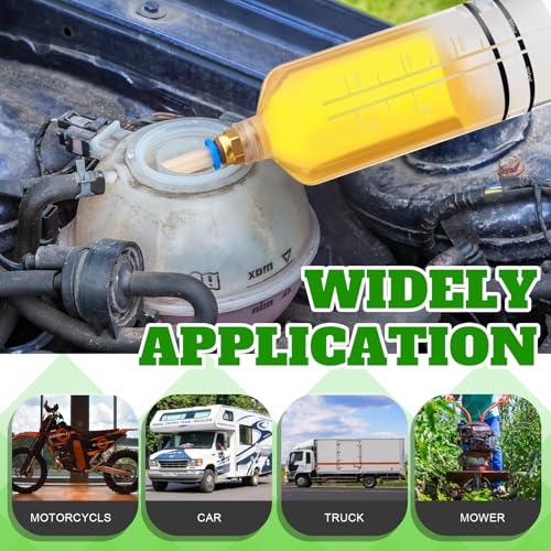 Lothee 2 Pack 500cc Automotive Fluid Extractor Pump Oil Extractor Hand Syringe Pump with Hose Manual Suction Vacuum Fuel Car Transfer for Power Steering, Hydraulic Fluid (Green) - color: Green