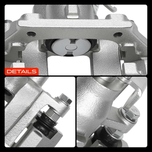 A-Premium Rear Left and Right Side Disc Brake Caliper with Bracket - style: Rear Driver and Passenger