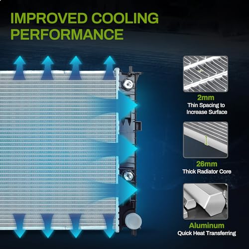 AUTOSAVER88 Radiator Compatible with 2006-2010 Ford Fusion - style: 06-10 Ford Fusion