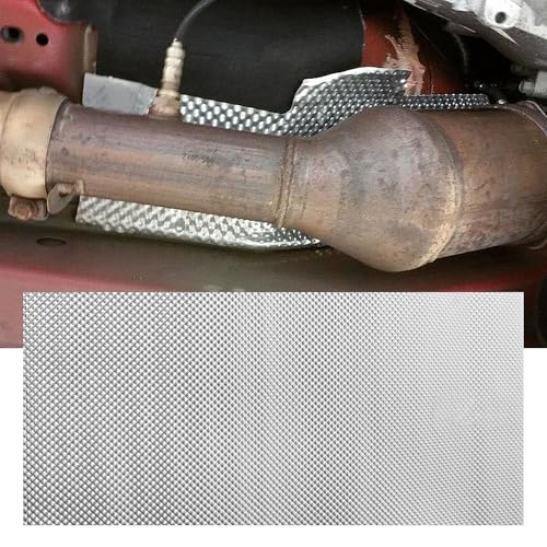 Car Heat Shield,Automotive Replacement Exhaust Heat Shields,Car Accessories Aluminum High Temperature Thermal Barrier Exhaust Electrical,Fit for Mufflers,Fuel Tanks (30 * 60cm) - size: 30*60cm