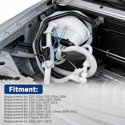 Fuel Filter with Fuel Level Sending Unit Pressure Regulator Replacement for BMW 2006 2007 2008 2009 2010 2011 2012 16117163295