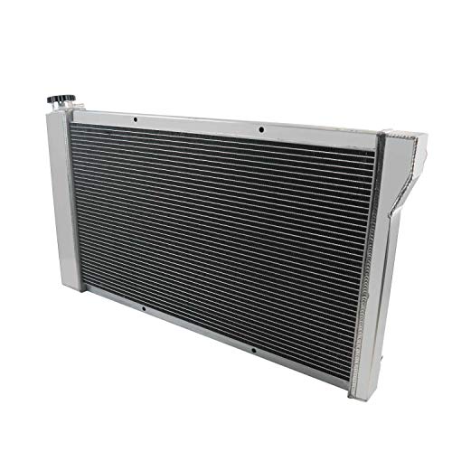 ECMRAD 3 Row Aluminum Radiator Compatible with Chevy K5 Blazer C10 C20 C30 1969-1972 1970 1971 5.0L 5.7L V8 350 307 Performance Engine Cooling