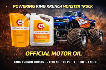 Graphene Engine Treatment – Friction Modifier, Wear Protection, Heat Reduction – High Performance Lubrication (16 oz)