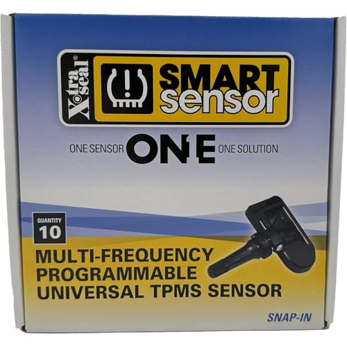 Xtra-Seal Smart Sensor 17-43041 Snap in Multi-Frequency Programmable Universal TPMS Sensor (Box of 10)