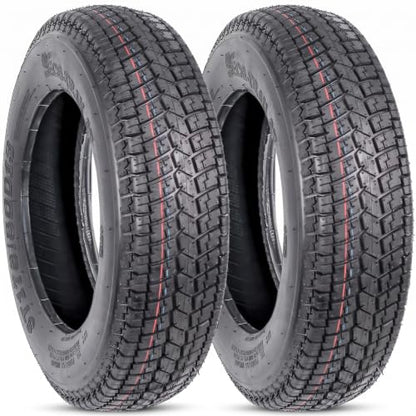 eCustomrim 2-Pack ST175/80D13 13 Inch DEEP TREAD Trailer Tire Load Range C