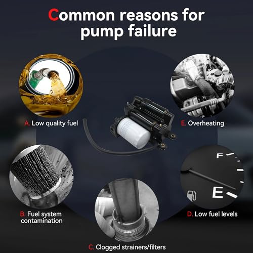 Upgraded Fuel Pump Assembly for Volvo Penta Stern Drive 8.1L Engines GiCE-J/GiCE-JF/GiC-J/GiC-JF/GiC-Q/GiCE-M/GiCE-MF/GiCE-P/GiCE-Q Replaces OE# 22058474 23410900 P61885S