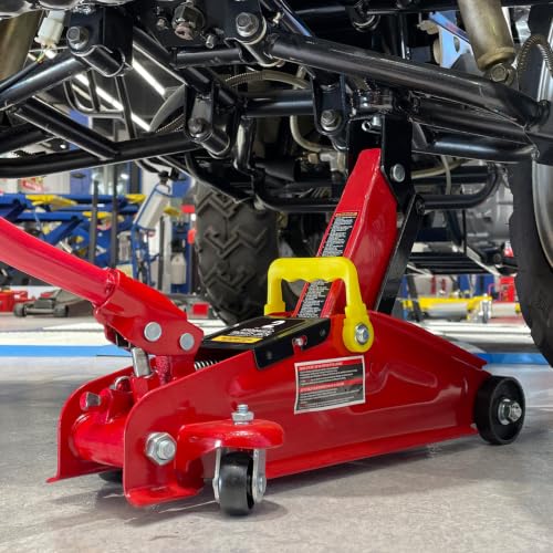 BIG RED 1.5Ton Hydraulic Trolley Service/Floor Jack with Blow Portable Case