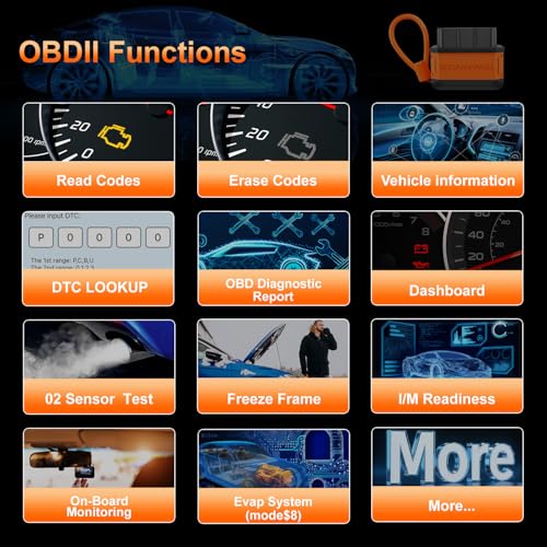 KONNWEI KW906 Bluetooth OBD2 Scanner Car Diagnostic Tool Engine Code Reader