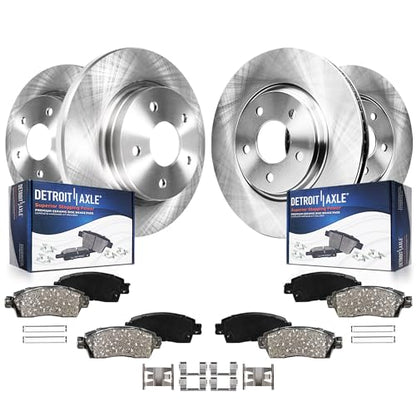 Detroit Axle - 8pc Front Rear Brake Kit for 4WD 5-Lug 1999-2003 Ford F-150 - size: 8PR1700031/kit