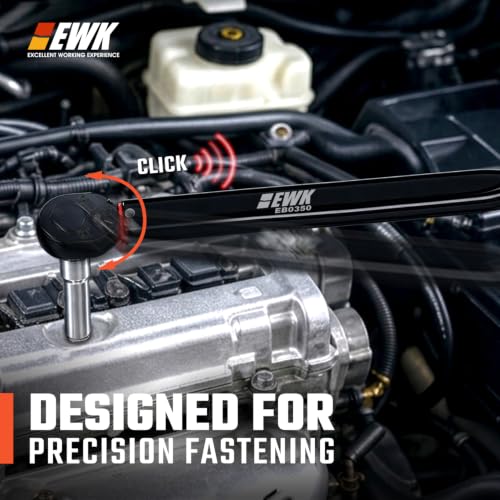 EWK 1/2" Drive Click Torque Wrench 50–250 ft-lbs (67.8–338.9 Nm)