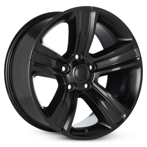 20x9 in Aluminum Wheel Rim 5 Lug 139.7mm 19mm Offset 77.8mm CB| Painted Satin Black finish Fits 2016-2022 Dodge Ram 1500 | New OEM Replacement | 1UB18RXFAB - size: 20x9 - OEM Replacement