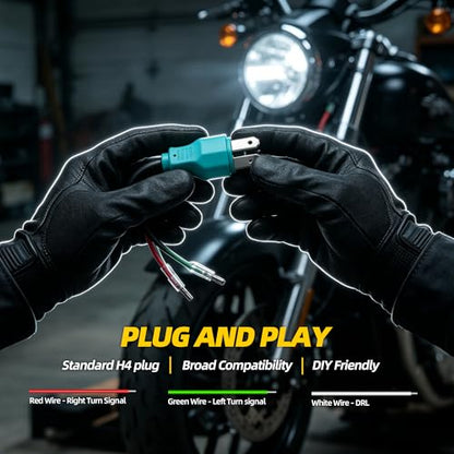 5.75 5-3/4 LED Headlight, Fits Sportster Iron 883, Dyna Street Bob, Indian Scout Bobber - Super Bright High Low Beam Projector Headlamp with V-Shape DRL, Waterproof Plug & Play Upgrade - color: 5.75 Inch Kingkang Style