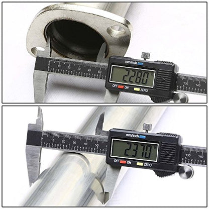 Auto Dynasty 4" Rolled Catback Exhaust System For 00-05 Mitsubishi Eclipse - color: Rolled Tip