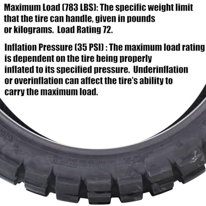 Continental TKC 80 170/60B17 M/C 72Q TL Twinduro Rear Motorcycle Tire - size: 170/60B17