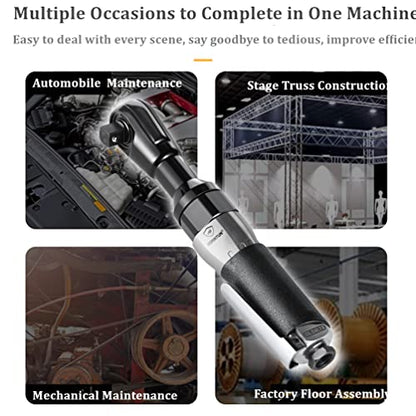 Air Ratchet Wrench 1/2 Inch Inch Pneumatic Impact Spanner Heavy Duty Torque Drive (1/2 Inch) - size: 1/2 Inch