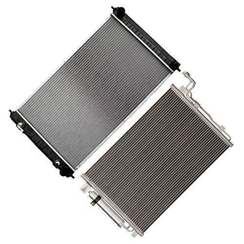 OCPTY 2988 Radiator 3639 Condenser FIt for 2007-2012 for Nissan for Altima