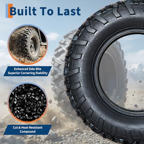 27x9x14 ATV UTV Tires, 27 9 14 All-Terrain Tires,A102, 27x9-14 UTV ATV Tire for Off-Road, Mud, Dirt, Sand, Street Trail, 6PR Tubeless,2 Pack - size: 27X9-14, style: Pattern D