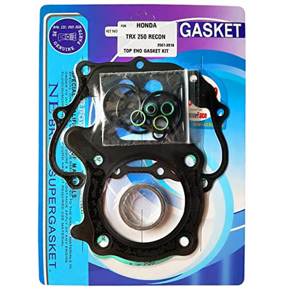 Full Engine Rebuild Gasket Kit, Compatible Parts Honda TRX 250 Recon, Top End Cylinder Head and Conversion Sealing Set
