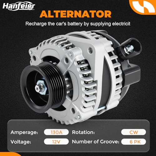 11391N Alternator for Honda Acura Odyssey Pilot MDX 2008–2014