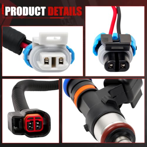 0280158197 Fuel Injector Harness Set of 2 Compatible with 2011-2014 RZR - color: RP-FI02601