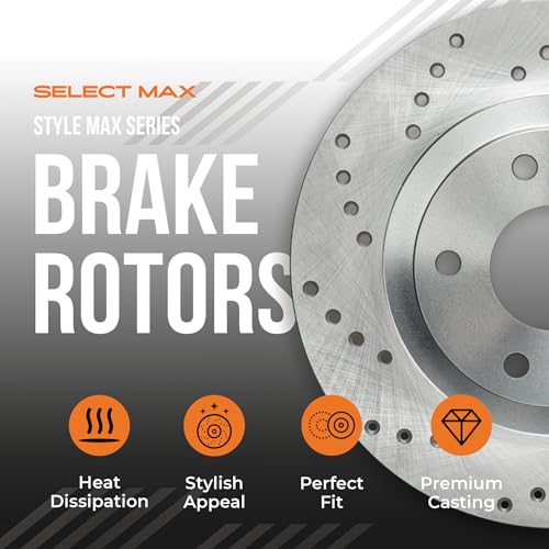 Max Advanced Brakes Front & Rear Brake Kit For Ford Mustang