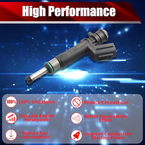 Set of 4 Fuel Injectors 16600-1KT0A FJ1192 Replacement - size: FJ1192