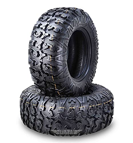 Free Country Set 2 ATV Tires 25X8R12 8PR Radial w/SideScuff Guard 10342 - size: 25x8R12