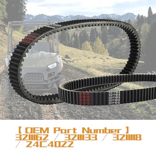 KARSEE Drive Belt 24C4022 3211133 Compatible with Polaris Ranger 800 700 RZR 800 2011-2014 3211162 3211118 Carbon Cord CVT Belts - size: Polaris Ranger 800 700 3211133