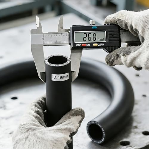 3/4 Transmission Oil Cooler Hose - 300 PSI Fuel Line Hose J1532 For Transmission Fluid, Oil, Coolant, Diesel, Hydraulic Fluid, Lubricant, Gas with Clamps - size: 3/4 10FT with Clamps