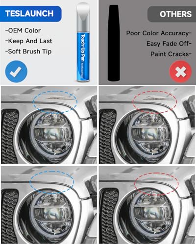 Touch Up Paint Compatible with Jeep Exact Match Touch Up Paint Car Scratch Repair (Bright White(PW7/GW7) Compatible with Cherokee/Compass/Grand Cherokee/Grand-Wagoneer/Patriot/Wagoneer/Wrangler-JK/Wrangler-JK-Unlimited) - color: Bright White(PW7/GW7) Comp