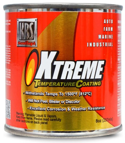 KBS Coatings 65208 Off-White Xtreme Temperature Coating - 8 fl. oz. - color: Off-White, size: 8 Fl Oz (Pack of 1)