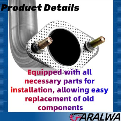 Direct Fit Exhaust Muffler For 2015-2016 Honda CR-V 2.4L,CRV45 - size: 2015-2016 Honda CR-V 2.4L